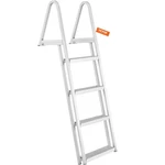 Dock Ladder,removable 4 STEPS,350 Lbs Load Capacity,aluminum Alloy Pontoon Boa. Fixed Price $157.30.