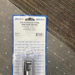 1826121 Ss Anchor Swivel 5/16 1/2 Chain. Fixed Price $100.00.