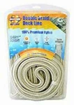 Invincible Marine Double Braid Dock Line 100%NYLON 3/8" X 25' 12" Eye Black Gold. Fixed Price $19.99.