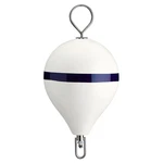 Polyform 17" Cm Mooring Buoy W/ss Iron - White Blue Stripe. Fixed Price $269.99.