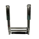 Jif Marine Stainless Steel 3-STEP Telescoping Ladder 34.5" H 11.5" W DMX3. Fixed Price $71.95.