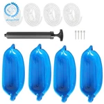 4 Ribbed Marine Boat Fender Vinyl Bumper Dock Shield Protection 5.5" X 20" Blue. Fixed Price $44.55.
