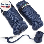 Pack Premium Navy Blue Dock Lines - 15' 25'/35' With Eyelet.double Braided. Fixed Price $39.55.