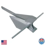 Seasense Galvanized Fluke Anchor - Saltwater Pontoons, Bass Boats, Fishing. Fixed Price $107.14.