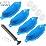 4 Blue Ribbed Marine 5.5" X 20" Boat Fender Vinyl Bumper Dock Shield Protection. Fixed Price $44.52.