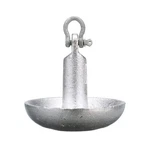 Seachoice Mushroom Anchor, Cast Iron, Aluminum-painted Silver, 15 Lbs., Boats Up. Fixed Price $90.86.