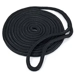Buccaneer Rope 30-64420 1/2" X 20' Double Braid Dock Line, Black. Fixed Price $22.79.