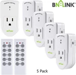 Bn-link 5 Pack Wireless Remote Control Outlet Switch Power Plug For Lights. Fixed Price $26.59.