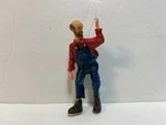 Just Plain Folk # 0482 G Scale Dock Worker With One Arm Up 1:22.5 Diorama New. Fixed Price $9.95.