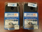 Set Of Sea Dog 301110025BK-1 Twisted Nylon Dock Line 3/8" X 25FT Black. Fixed Price $35.00.
