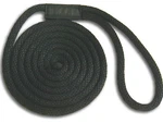 Black Nylon Dock Lines 3/8" X 20 - Made Usa. Fixed Price $16.99.
