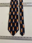 George Roth Germany Colorful Geometric Silk Neck Tie. Fixed Price $20.00.