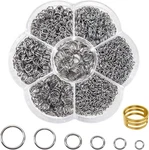 Jewelry Jump Rings 1000PCS Stainless Steel Open Chainmail Diy Craft Us. Fixed Price $13.49.
