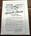 Dooling Bros Vintage Print Ad 1950S Hydraulic Boat Steering Nautical Los Angeles. Fixed Price $10.79.