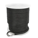 Novelbee Anchor Line 3/8 Inch X 200 Feet Double Braid Nylon Black Rope For Boat. Fixed Price $52.99.