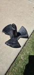 Boat River Anchor 18 Lbs. Black Vinyl Coated New. Fixed Price $30.00.