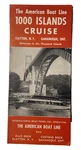 Vintage 1000 Islands Cruise Ny Ontario Canada American Boat Line Ellis Dock 50'S. Fixed Price $10.47.