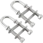 2 Pack Stainless Steel Bow Stern Eye Tie Down Bolt W/ Nuts & Washers 4" Length. Fixed Price $17.99.