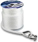 Anchor Rope Braided Line(white, 3/8" X 100') Premium Standard,. Fixed Price $30.29.