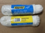 Seachoice 40151 Braided Utility Line 1/8" X 100' - White (2PK). Fixed Price $14.99.
