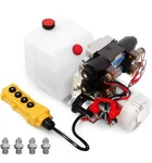 Nakkaa 12V Dc 4.5LITER Reservoir Hydraulic Power Pump Double Acting Way Unit. Fixed Price $239.00.