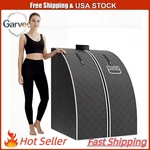 Quick Heat-up 1000W Home Sauna Tent For 2, 5-LAYER 600D Waterproof, Collapsible. Fixed Price $69.36.