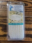 Valmar 91635 White Nylon 3-STRAND Twisted Dock Line 25 Ft. X 3/8 In.. Fixed Price $17.99.
