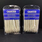 Charter Marine Gold White Double Braided Premium Nylon Dock Line 15 X 3/8. Fixed Price $15.37.