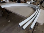 Edge Prodock Heavy "d" Profile (3-3/16"H X 1-3/4"D 24'), White 2402. Fixed Price $64.99.