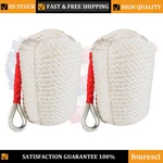 Pack 3/4" Twisted Three Strand Anchor Rope Boat 200 Ft Long Braided W/ Thimble. Fixed Price $158.99.