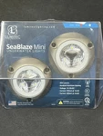 Lumitec Seablaze Mini Blue Led Underwater Boat Lights Surface Mount Pair 101246. Fixed Price $250.00.