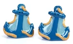 Anchors Salt And Pepper Set Gifts For Boaters Mariner Themed Kitchen Decor. Fixed Price $15.99.