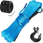 1/4 X 50 Feet Synthetic Winch Rope 10,000LBS Line Cable Blue. Fixed Price $33.89.