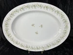 Johann Haviland Blue/pink Flowers Forever Spring 14 3/4" Oval Serving Platter. Fixed Price $15.99.