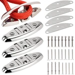 Boat Folding Cleats 5 Inch 4 Pack 316 Stainless Steel Marine Racewill Flip-up. Fixed Price $89.99.