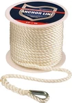 Attwood Premium 150'X3/8" White Nylon Three Strand Twisted Anchor Line Thimble. Fixed Price $45.97.
