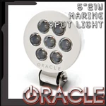 Oracle 5'' 21W Round Led Marine Spot Light. Fixed Price $49.99.