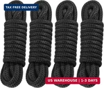 Premium Marine-grade Dock Lines/fender 4 Pack 3/8" X 10' Double Braided. Fixed Price $33.73.