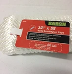 3/8IN X 50FT Solid Braid Nylon Rope. Fixed Price $14.96.