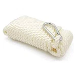 Ozark Trail 3/8"X50' Nylon Marine/boating Twisted Anchor Line Set Of White New. Fixed Price $14.99.