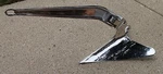 33 Lb 15KG 316 Stainless Steel Cqr Hinged Plow Style Mirror Polished Boat Anchor. Fixed Price $649.99.