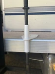 Shallow Water Anchor Bracket For Pontoon Boat Powdercoated White Qc Rejected. Fixed Price $64.99.
