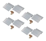 Pair 7-1/4" X 8" Diy Aluminum Ramp Brackets Kit Plates For & Unload Ve.... Fixed Price $90.79.