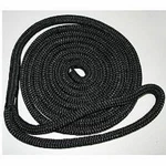 Marpac 5/8"X25' Black Nylon Double Braid Dock Line 7-6228 Free Shipping. Fixed Price $29.00.