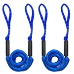 Blue Boat Bungee Dock Line Mooring Rope Marine Anchor 45.5FT. Fixed Price $31.50.