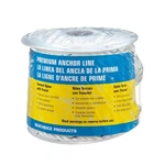 Seachoice 47691 Boat Anchor Line Rope, 3-STRAND Twisted, Nylon, White/blue, 3/8. Fixed Price $47.16.