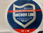 Attwood 3/8" X 150' Twisted Nylon Anchor Line Boat Rope Premium Marine. Fixed Price $29.95.