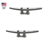 2 Pack 6" Cast Iron Galvanized Dock Cleat Rope Tie Down Anchor Marine Boat Multi. Fixed Price $17.99.
