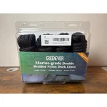 Greenever Marine Grade Double Braided Nylon Dock Lines 15FT 3/8IN Black 4 Pack. Fixed Price $20.00.