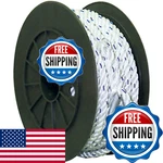 Seachoice Boat Anchor Line Rope 3-STRAND Twisted Nylon White/blue 3/8 In. X 150. Fixed Price $93.13.